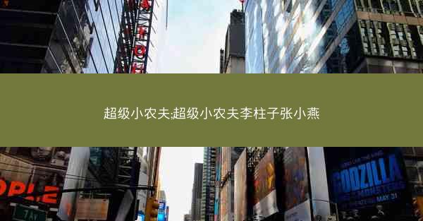 超级小农夫;超级小农夫李柱子张小燕
