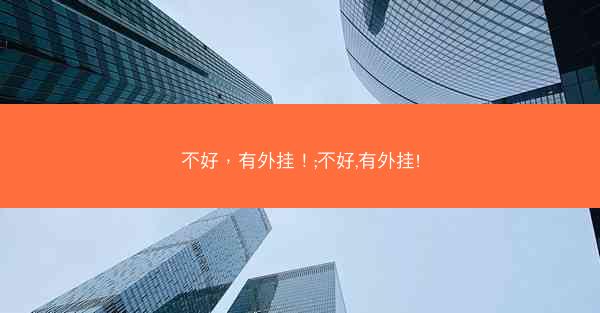 不好，有外挂！;不好,有外挂!