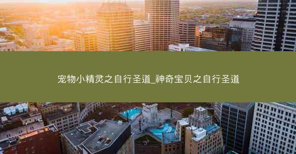 宠物小精灵之自行圣道_神奇宝贝之自行圣道