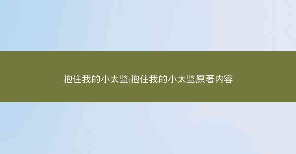 抱住我的小太监;抱住我的小太监原著内容