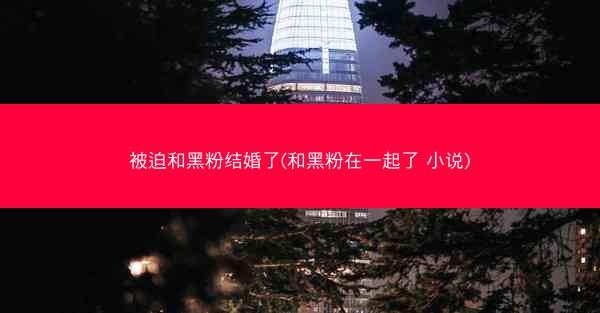 被迫和黑粉结婚了(和黑粉在一起了 小说)