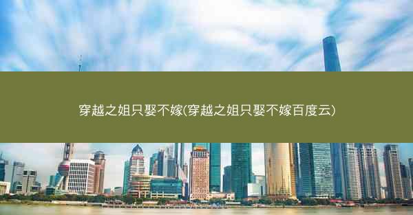穿越之姐只娶不嫁(穿越之姐只娶不嫁百度云)
