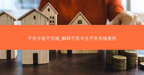 不负今笙不负徵_解释不负今生不负冬啥意思