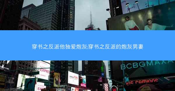 穿书之反派他独爱炮灰;穿书之反派的炮灰男妻