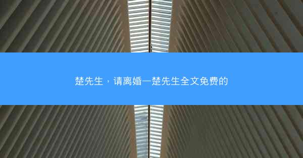 楚先生，请离婚—楚先生全文免费的