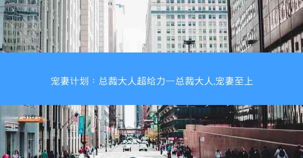 宠妻计划：总裁大人超给力—总裁大人,宠妻至上