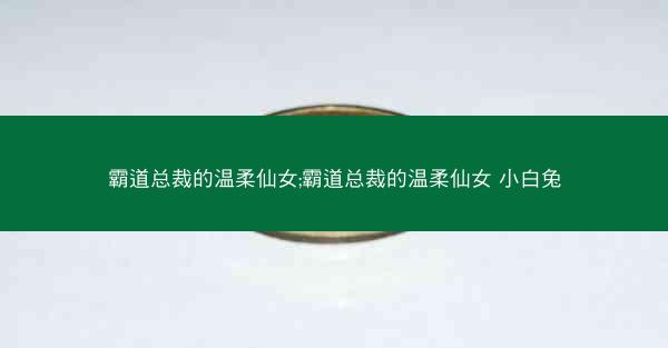 霸道总裁的温柔仙女;霸道总裁的温柔仙女 小白兔