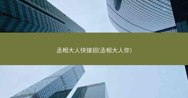 丞相大人快接招(丞相大人你)