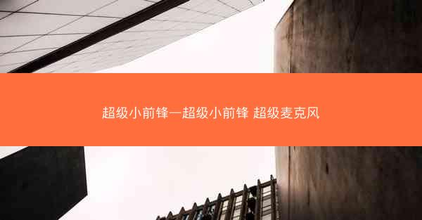 超级小前锋—超级小前锋 超级麦克风