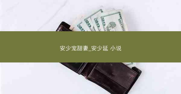 安少宠甜妻_安少延 小说