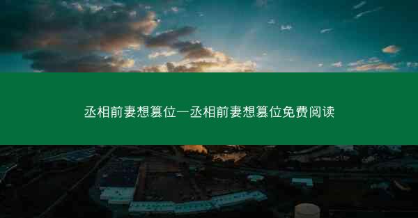 丞相前妻想篡位—丞相前妻想篡位免费阅读