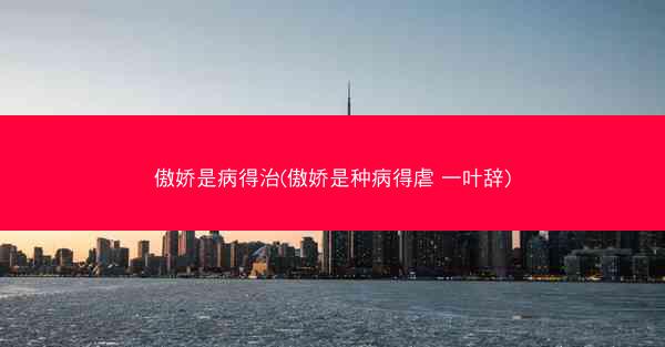 傲娇是病得治(傲娇是种病得虐 一叶辞)
