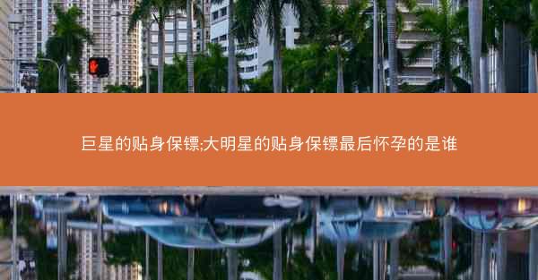 巨星的贴身保镖;大明星的贴身保镖最后怀孕的是谁