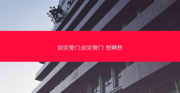 剑宗旁门;剑宗旁门 愁啊愁