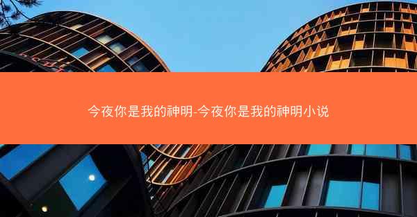 今夜你是我的神明-今夜你是我的神明小说
