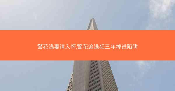 警花逃妻请入怀,警花追逃犯三年掉进陷阱