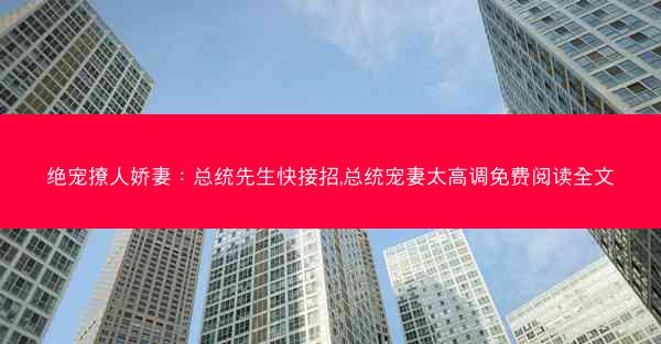 绝宠撩人娇妻：总统先生快接招,总统宠妻太高调免费阅读全文
